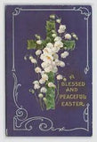 Easter Lily bouquet embossed nouveau blessed peaceful