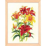Cross stitch kit  Tiger Lilies 1782  Riolis