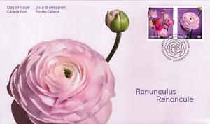 First Day Cover - 2023 Ranunculus (Persian Buttercup)