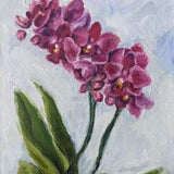 Purple Orchid - original oil painting