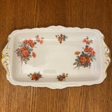 Royal Albert Centennial Rose Large Sandwich Tray, Rectangle Dessert Plate