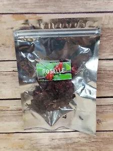 Natural Dried Roselle Buds Flowers .35 oz