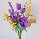 Woolen knitting tulip,lily of the valley,christmas Gift,gfit for her,hand-crocheted flowers made,gift for girlfriend