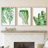 3 piece wall art, Botanical Prints Wall Art, Banana Leaf Print, Living Room Decor, Plant poster print, Bathroom wall decor, Office wall art