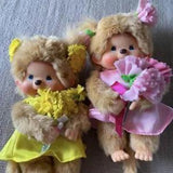 Deadstock Monchhichi Flower Garden Series Carnation & Dandelion Size about 20cm