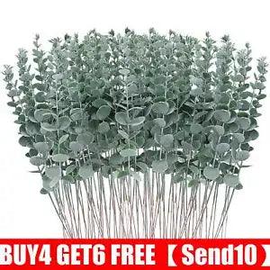 Artificial Eucalyptus Leaf Flowers Fake Green Plant Wedding Home Party Decor