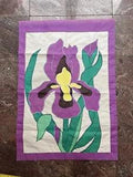 vintage Outdoor Garden Flower Lily Flag ,Purple 39.5"x27"