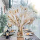95pcs Natural Dried Grass Decor Bouquet Flower Arrangement Centerpiece Table Dec
