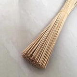 100pcs Garden Planting Support Bamboo 19.5in Sticks Yard Stakes for Lily Rose