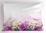 Flowers in Bloom Pillow Sham Decorative Pillowcase 3 Sizes Bedroom Decoration