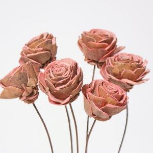 6PC Light Pink Sola Rose/Pink/Wedding Centerpieces/Home Decor/Faux Flowers/Silk Flowers/Flower Bouquet/Spring Wedding/Summer Wedding