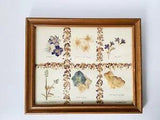 Vintage Dry flower Artwork framed country flowers