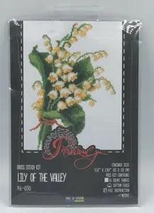 Povitrulya Lily of the Valley Counted Cross Stitch Kit P6-030 NEW