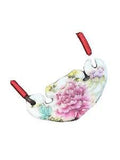 Bohemian adjustable length porcelain peony hand painted flower? pendant necklace