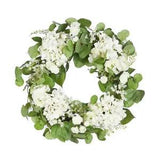 24" Spring Botanical Artificial Hydrangea Ranunculus Wreath Silk Floral
