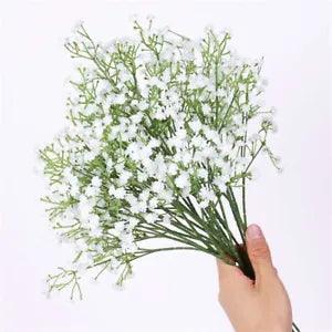 10PC Dried Babys Breath Flowers Bouquet Babys Breath Gypsophila Dried Flowers