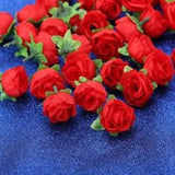 50pcs Artificial Rayon Peony Head Flower Small Ball Chrysanthemum Small US