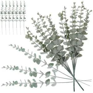 Artificial Wedding Flowers Simulated Eucalyptus Leaves Faux Plants Dried