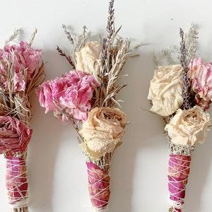 Burnable Bouquet / Dried Bouquet or Keepsake