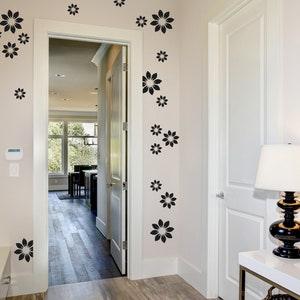 Flowers Wall Decals - Sunflower Decal Set, Sticker Pack, Home Wall Sticker, Removable Decal, Floral Wall Decal, Kids Nursery Room, #DSP113