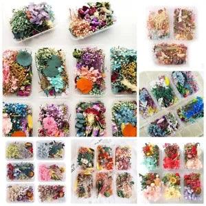 1 Box Mixed Dried Flowers Photo Frame DIY Candle Resin Filling Epoxy Art Craft