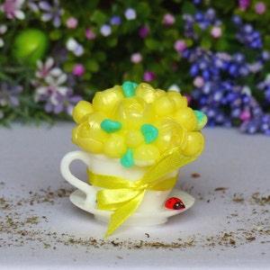 Flower soap souvenir peony gift
