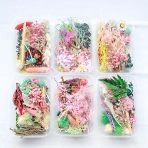 DIY Dried Flowers Bulk Mixed Natural Plants Handmade Handicraft Supplies Decor