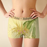 Orchid ~ Womens Boyshorts ~ Botanical Art Underwear