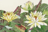 Diy Needlepoint Cross Stitch "A Water Lily Is Blooming" Embroidery Kit Unprinted