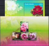 Cook Both S/S Flowers Peonies 2011 MNH-23,50 Euro
