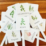 Herb Garden Stakes, Herb Plant Markers, Herb Garden Labels, Herb Garden Markers, Garden Labels, Acrylic Garden Stakes, Gift For Gardeners