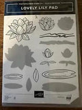 Stampin' Up! Lovely Lily Pad Photopolymer Stamp Set and DIES Lotus Flowers
