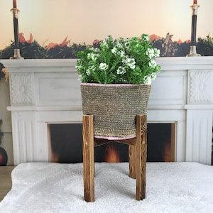 large orchid pot, basket planter, hanging basket, plant pot cover, hanging pot box, turkish rug basket, sustainable decor, planter, PH 3172