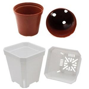 Plastic Nursery Pot 2" & 3.5" Plant, Houseplant, Succulents / 10pc