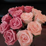 rose flower,home decoration,crochet flower,knitted bouquet,never die flower,rose bouquer,gift for her,handmade craft,personalized gift