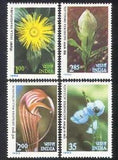 India 1983 Himalayan Flowers/Poppy/Lily/Plants/Nature/Conservation 4v set n39321