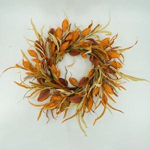 22''?Foxtail, Euca Lvs Wreath/Wire Base