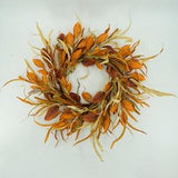 22''?Foxtail, Euca Lvs Wreath/Wire Base
