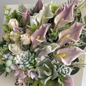 3D Large Calla Silicone Mold flower Silicone mold  Soap silicone mold resin silicone mold soap flower bouquet Calla soap