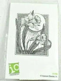 Impression Obsession Day Lily in Sunshine F1758 Cling Mount Rubber Stamp New