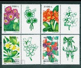 2000 Bush lily,Plumeria,Fuchsia,Senecio,Flowers,plants,Romania,Mi.5478,TAB/R,MNH