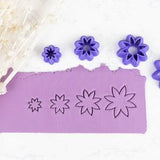 Polymer Clay Cutter, Sunflower Shape Clay Cutters, 3D Printed Clay Cutter, Embossing Clay Cutter, Clay Cutter: Sunflower Cutters 3 sizes