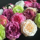 10pcs artificial decorative peony flower heads simulation DIY for wedding...