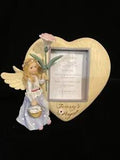 Wild Flower Angels Picture Frame of The Month January Birthday Garnet Carnation