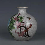 5.6 "China manual porcelain Qing Dynasty Qianlong Pastel Peony flower pattern