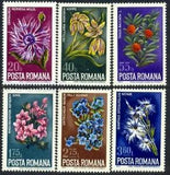 1974 Azalea,Yew,Lily,Pink,Dianthus,Protected Flowers,Fleurs,Romania,Mi.3224,MNH