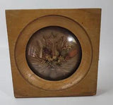 Vintage Dried Press Flower Wall Art Frame