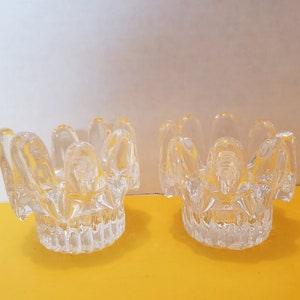 Lc> KOSTA BODA Art Glass ?? Sunflower ?? Candle Holder,  Goran Warff Designer