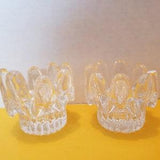 Lc> KOSTA BODA Art Glass ?? Sunflower ?? Candle Holder,  Goran Warff Designer