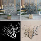 Artificial Fake Dry Foliage Plant Tree Branch Plastic Party Home Floral Decor